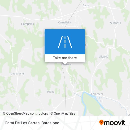 Camí De Les Serres map