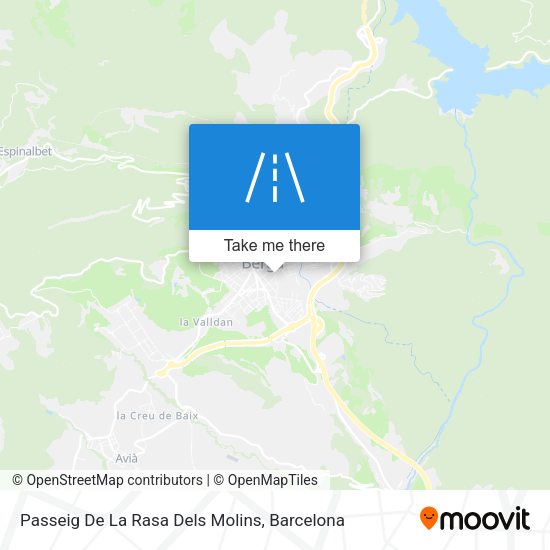 Passeig De La Rasa Dels Molins map