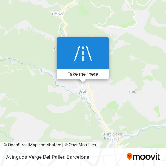Avinguda Verge Del Paller map