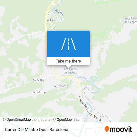Carrer Del Mestre Quer map