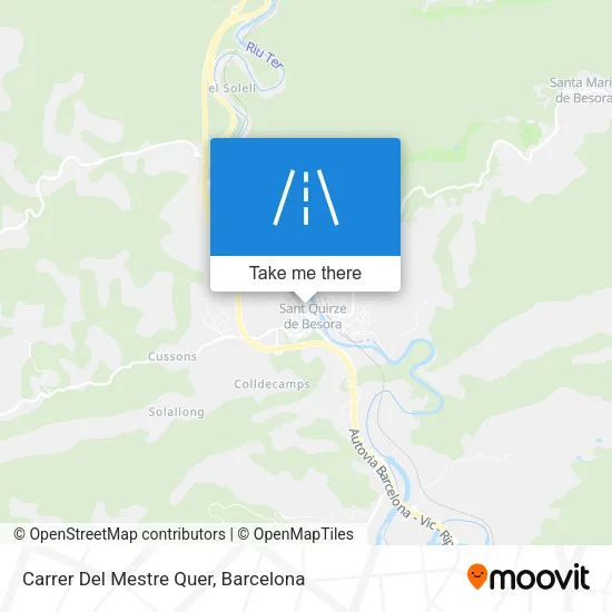 mapa Carrer Del Mestre Quer