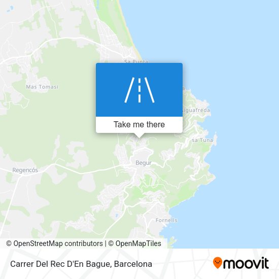 Carrer Del Rec D'En Bague map