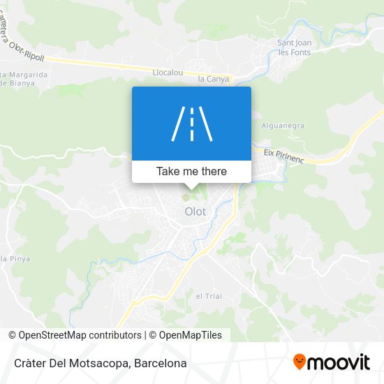 Cràter Del Motsacopa map