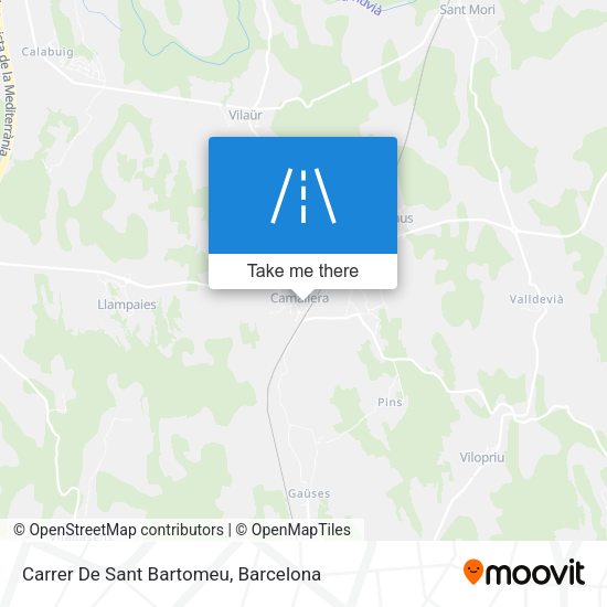 Carrer De Sant Bartomeu map