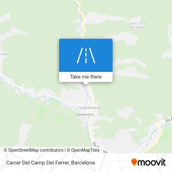 Carrer Del Camp Del Ferrer map