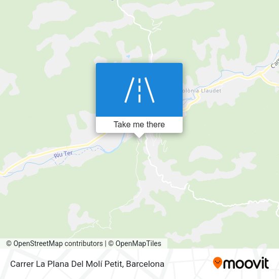 Carrer La Plana Del Molí Petit map