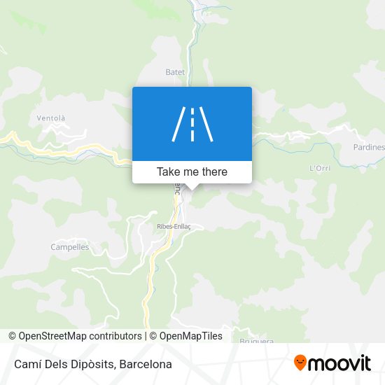 Camí Dels Dipòsits map