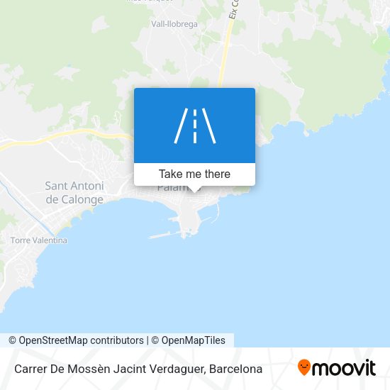 Carrer De Mossèn Jacint Verdaguer map
