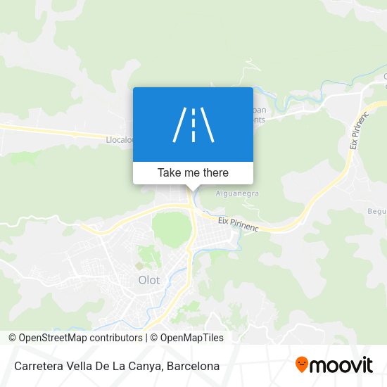 Carretera Vella De La Canya map