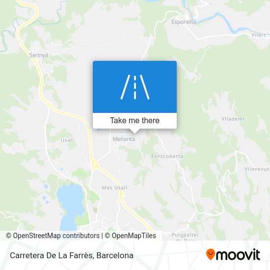 Carretera De La Farrès map