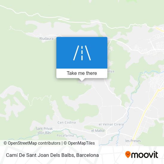 Camí De Sant Joan Dels Balbs map