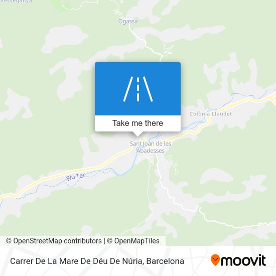 Carrer De La Mare De Déu De Núria map