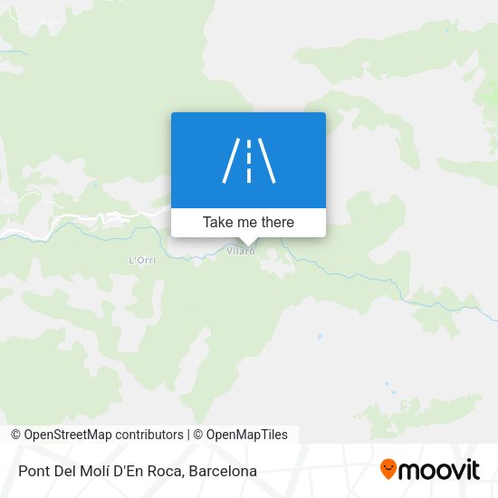 Pont Del Molí D'En Roca map