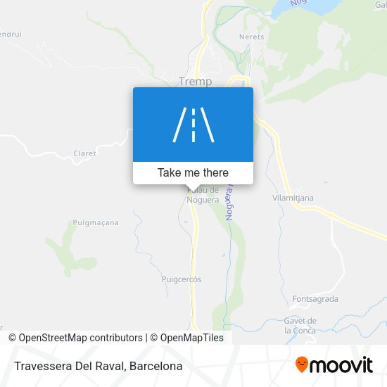 Travessera Del Raval map