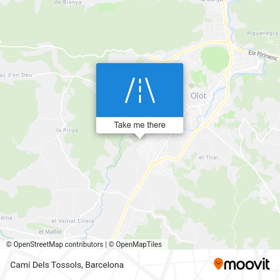 Camí Dels Tossols map