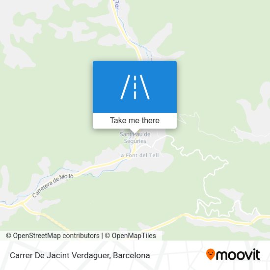 Carrer De Jacint Verdaguer map