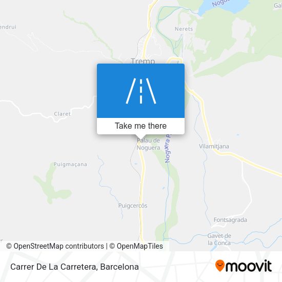 Carrer De La Carretera map