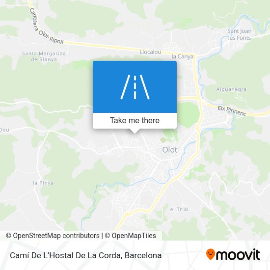 Camí De L'Hostal De La Corda map