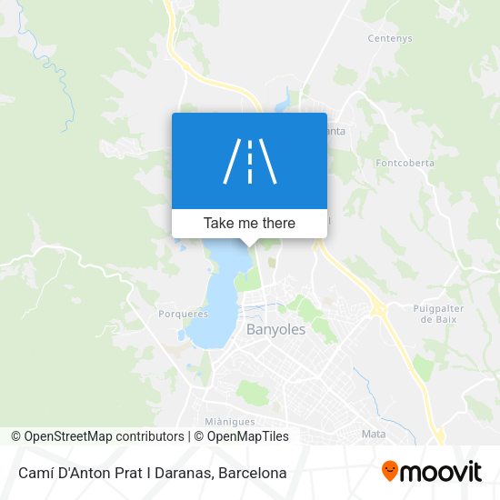 Camí D'Anton Prat I Daranas map