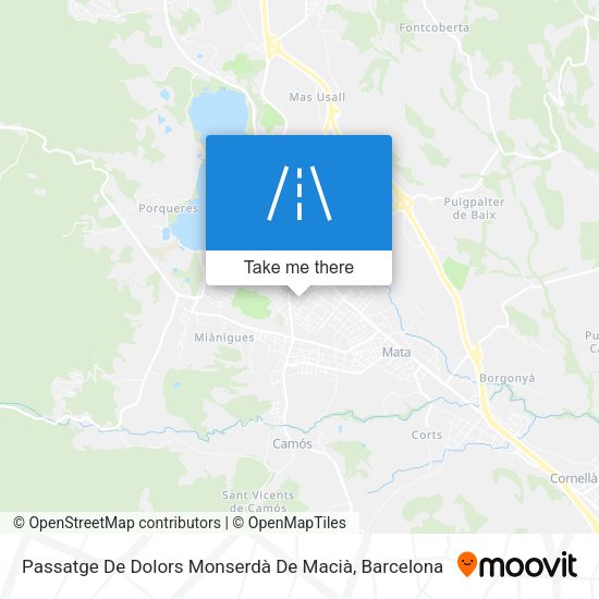 Passatge De Dolors Monserdà De Macià map