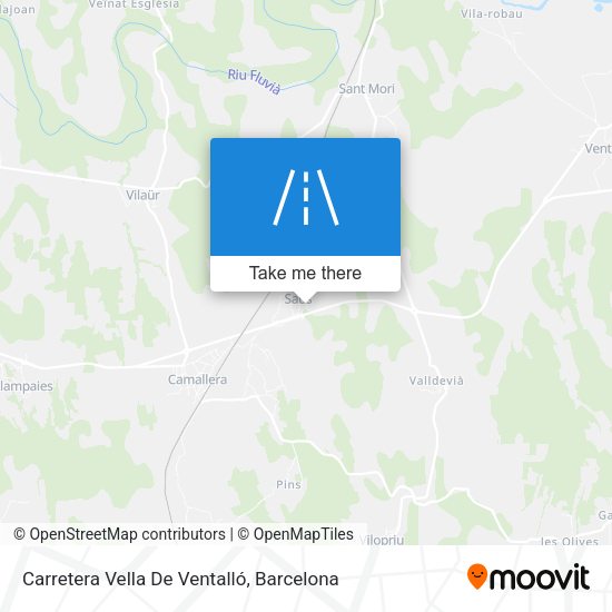 Carretera Vella De Ventalló map