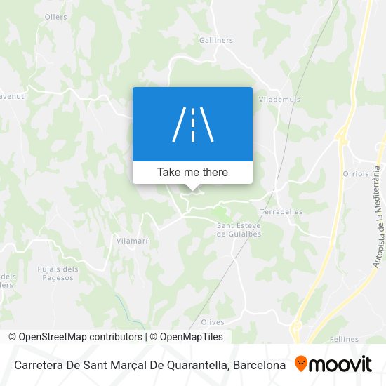 Carretera De Sant Marçal De Quarantella map