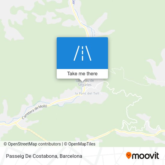 Passeig De Costabona map