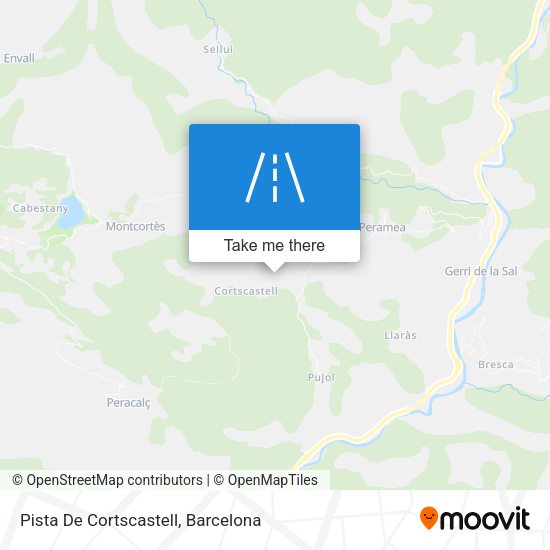 Pista De Cortscastell map