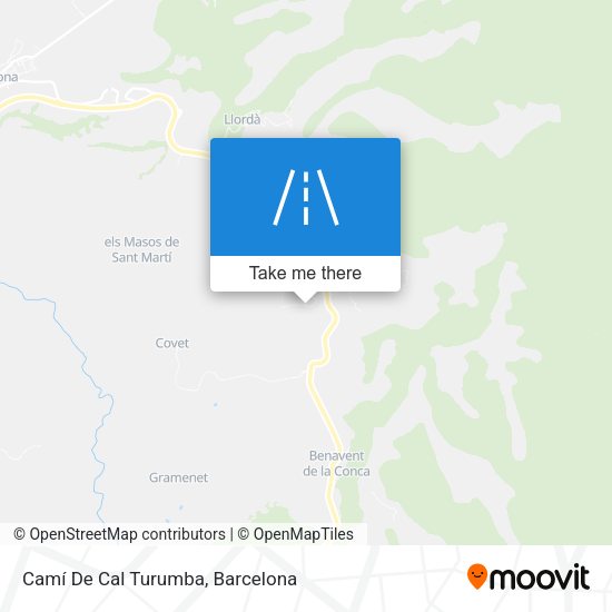 Camí De Cal Turumba map