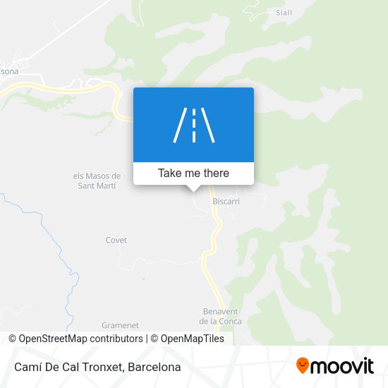 Camí De Cal Tronxet map