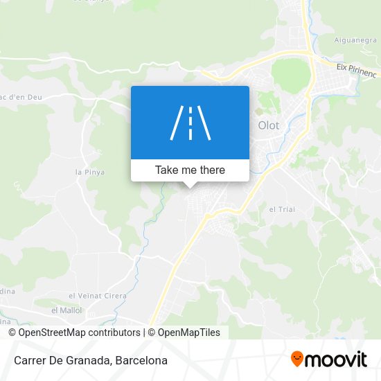 Carrer De Granada map