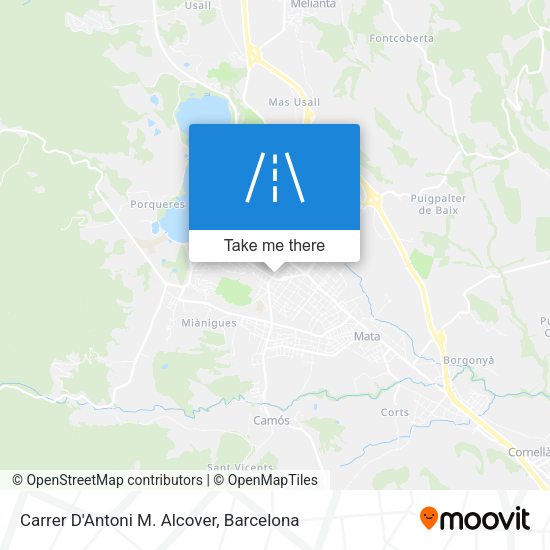 Carrer D'Antoni M. Alcover map