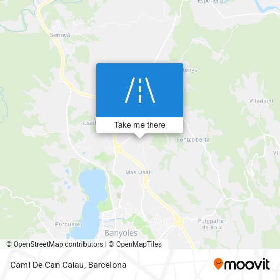 Camí De Can Calau map