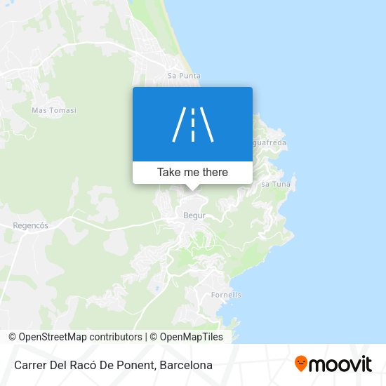 Carrer Del Racó De Ponent map
