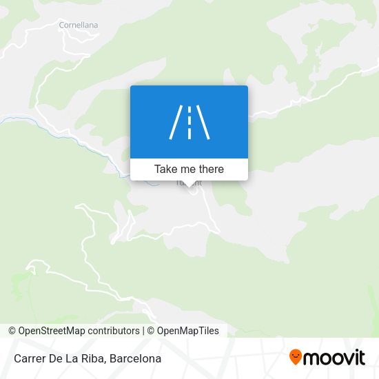 Carrer De La Riba map