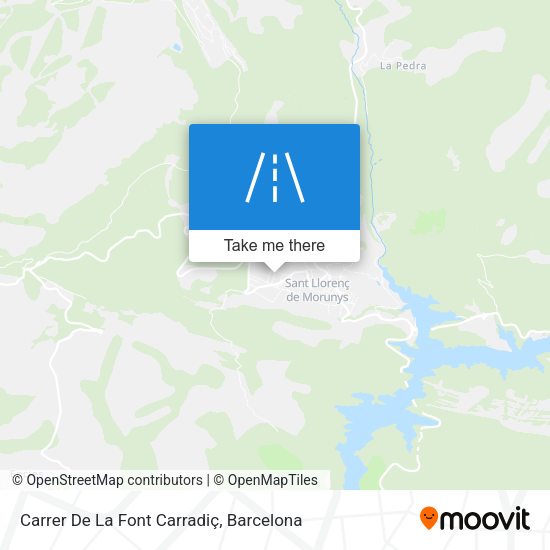 Carrer De La Font Carradiç map