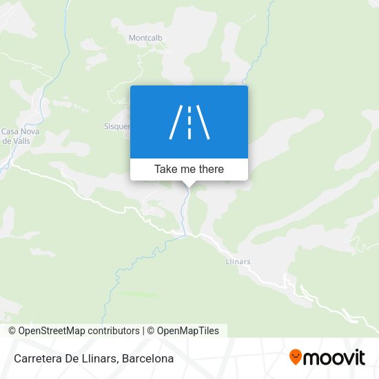 Carretera De Llinars map