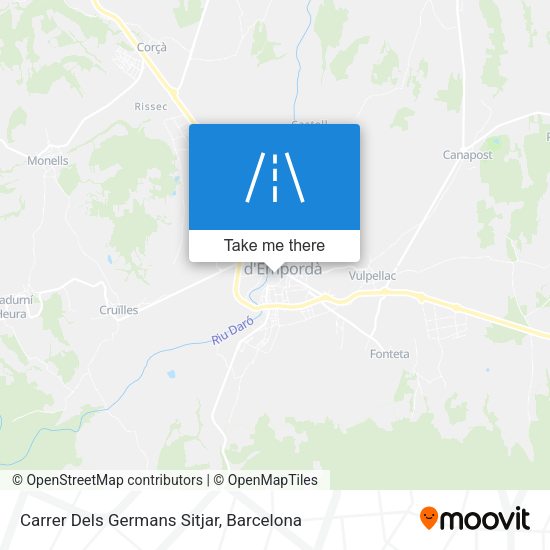 Carrer Dels Germans Sitjar map