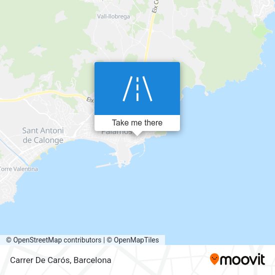 Carrer De Carós map