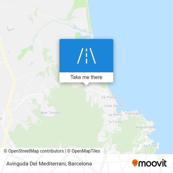 Avinguda Del Mediterrani map