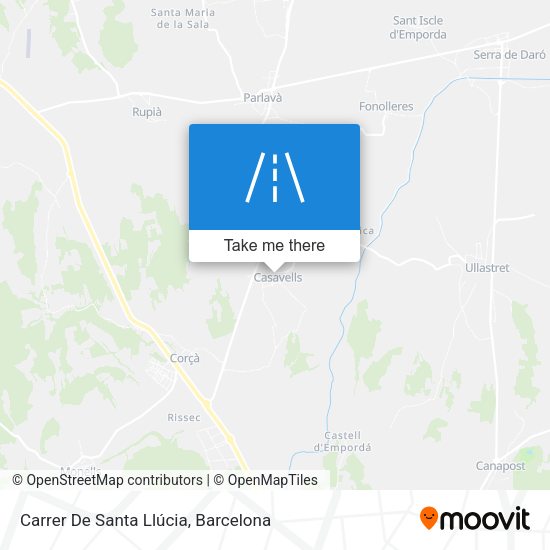Carrer De Santa Llúcia map