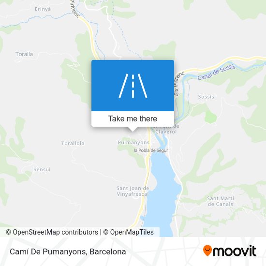 Camí De Pumanyons map