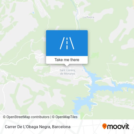 Carrer De L'Obaga Negra map