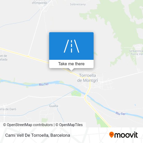 Camí Vell De Torroella map
