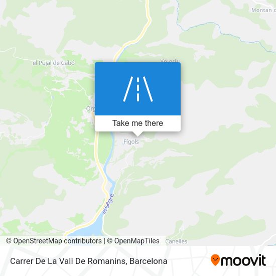 Carrer De La Vall De Romanins map