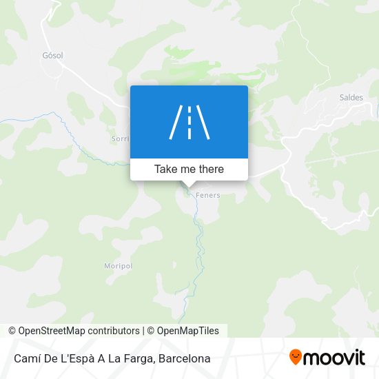 Camí De L'Espà A La Farga map