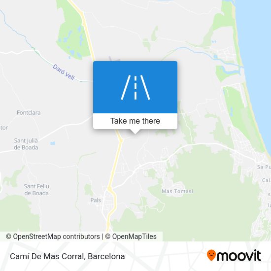 Camí De Mas Corral map
