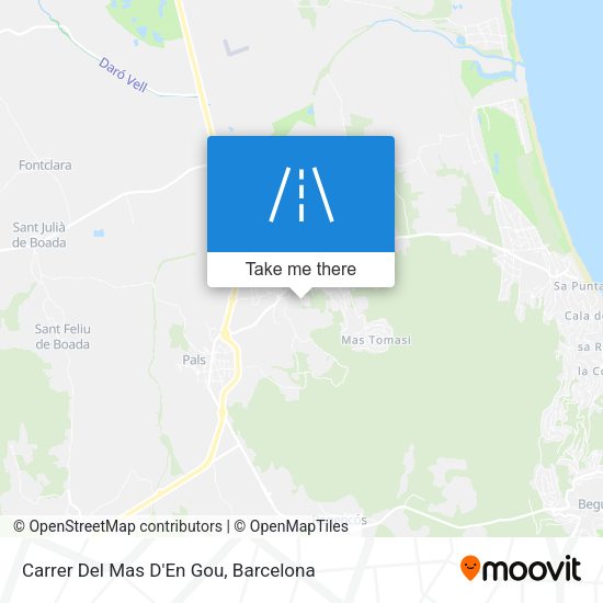 Carrer Del Mas D'En Gou map