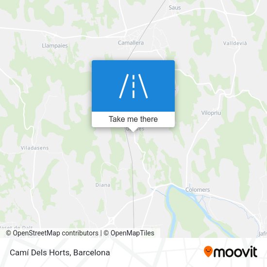 Camí Dels Horts map