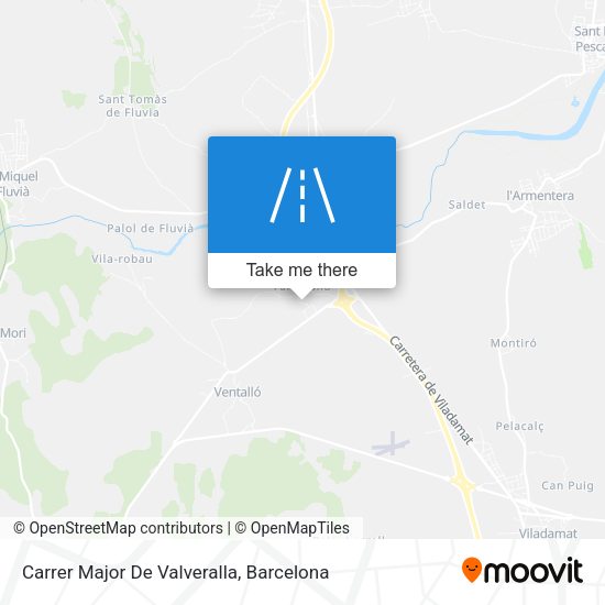 Carrer Major De Valveralla map